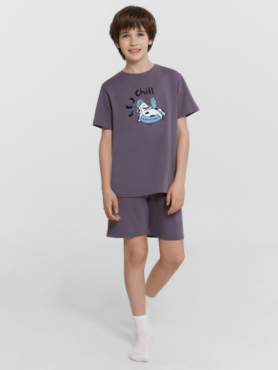 Футболка, шорты Mark Formelle 563318/24-28602ПП-0 олово_печать_Печать - фото 8