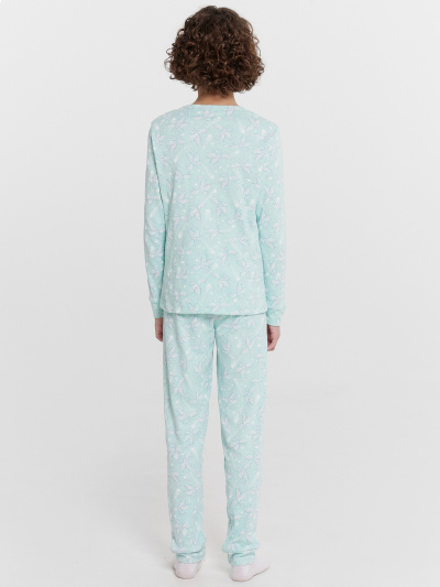 Брюки, джемпер Mark Formelle 563326/24-34455ПП-2 драконы_на_цвете_иней - фото 2