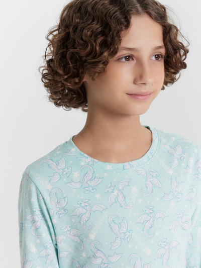 Брюки, джемпер Mark Formelle 563326/24-34455ПП-2 драконы_на_цвете_иней - фото 6