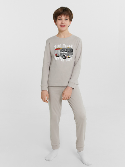 Брюки, джемпер Mark Formelle 563326/24-34456ПП-2 серый_печать_Печать - фото 1