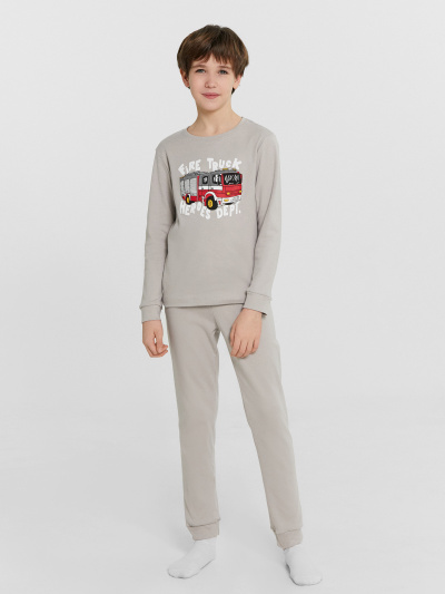 Брюки, джемпер Mark Formelle 563326/24-34456ПП-2 серый_печать_Печать - фото 2