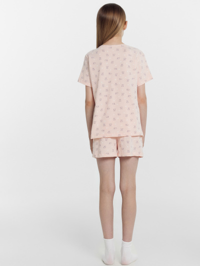 Футболка, шорты Mark Formelle 567727/24-26916ПП-0 мишки_на_св.коралловом - фото 3