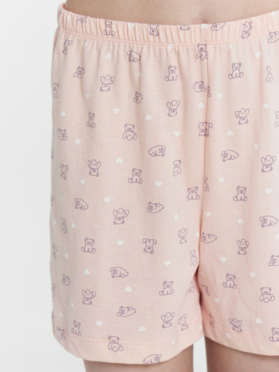 Футболка, шорты Mark Formelle 567727/24-26916ПП-0 мишки_на_св.коралловом - фото 4