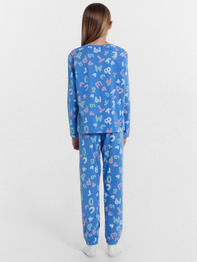 Брюки, джемпер Mark Formelle 567740/24-28726ПП-0 алфавит_на_синем - фото 3