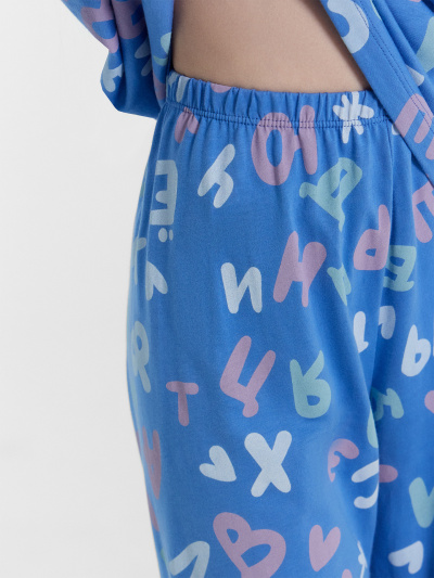 Брюки, джемпер Mark Formelle 567740/24-28726ПП-0 алфавит_на_синем - фото 2