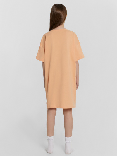 Сорочка Mark Formelle 577717/24-33125ПП-0 персик_печать_Печать - фото 3