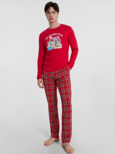 Брюки, джемпер Mark Formelle 591023/24-4230ПП-5 красный_красная_клетка_3_сл_на_пол - фото 4