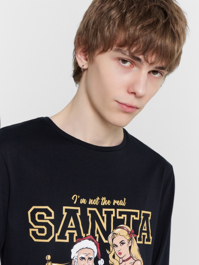 Брюки, джемпер Mark Formelle 591023/24-4230ПП-5 черный_черная_клетка_на_красном_3_сл_на_пол - фото 5