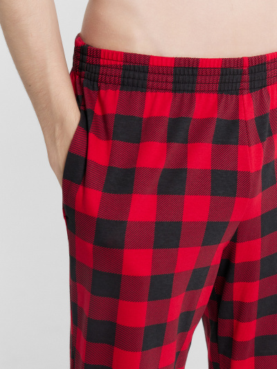 Брюки, джемпер Mark Formelle 591023/24-4230ПП-5 черный_черная_клетка_на_красном_3_сл_на_пол - фото 7
