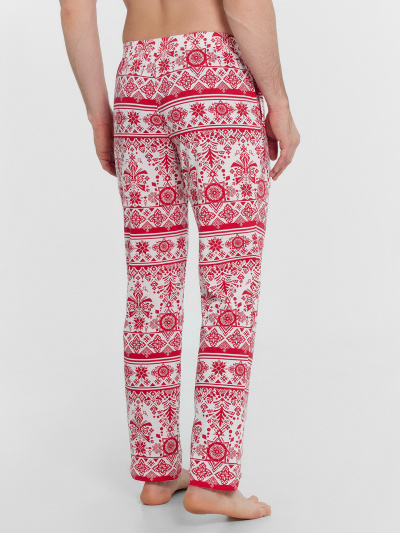 Брюки, джемпер Mark Formelle 591023/24-4232ПП-5 красный_новогодний_орнамент_2_сл_на_пол - фото 8
