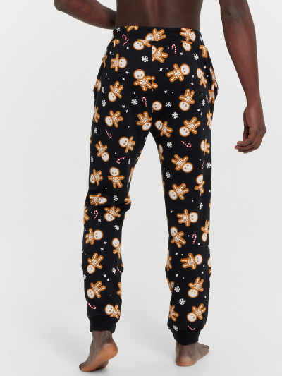 Брюки, футболка Mark Formelle 591043/24-4223ПП-5 красный_пряники_скелеты_на_черном_3_сл_на_пол - фото 7