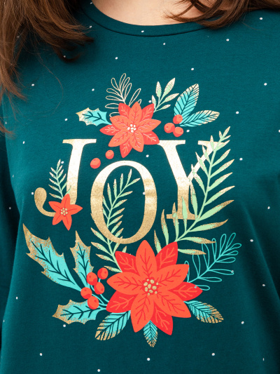 Брюки, джемпер Mark Formelle 592317/24-ОБР26672ПП-0 горошек_на_хвое_клетка_на_красном_014А_Стирка - фото 6