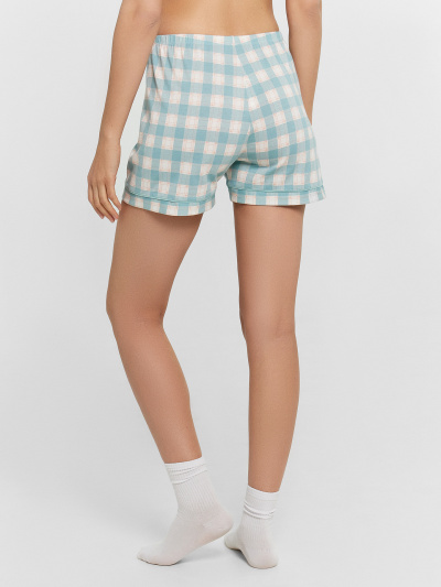 Жакет, шорты Mark Formelle 592348/24-32142ПП-5 зеленая_клетка - фото 3