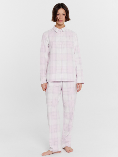 Блуза, брюки Mark Formelle 592368/24-29986ПП-9 розовая_клетка - фото 1