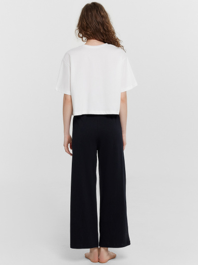 Брюки, футболка Mark Formelle 592444/24-28217ПП-0 черный_белый_печать_Печать - фото 3