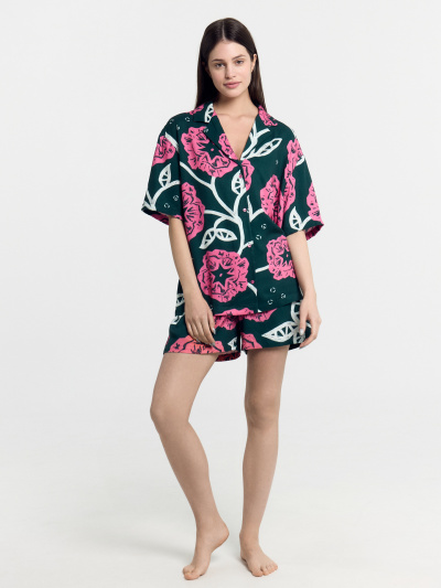 Жакет, шорты Mark Formelle 592460-1/24-26551ПП-9 цветы_на_зеленом - фото 7