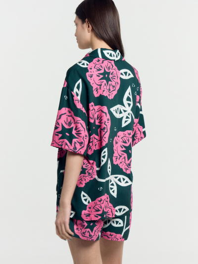 Жакет, шорты Mark Formelle 592460-1/24-26551ПП-9 цветы_на_зеленом - фото 3