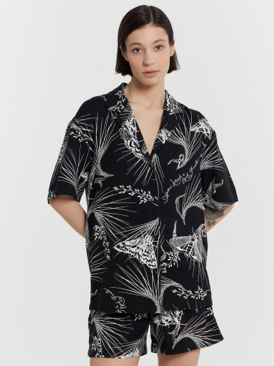 Жакет, шорты Mark Formelle 592460-2/24-32166ПП-9 мотыльки_на_черном - фото 9