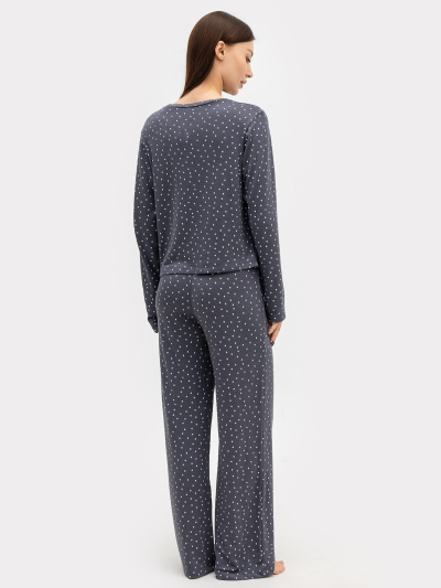 Брюки, джемпер Mark Formelle 592468-1/24-26652ПП-10 горошек_на_графите - фото 3