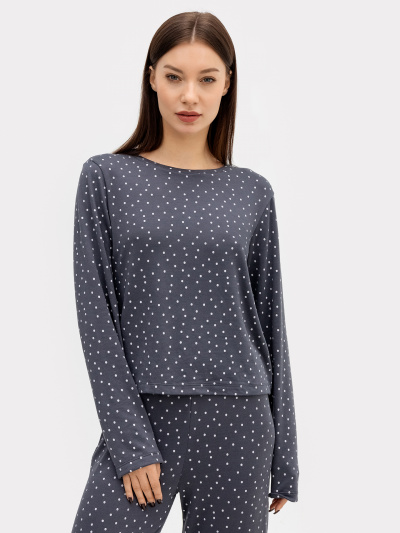 Брюки, джемпер Mark Formelle 592468-1/24-26652ПП-10 горошек_на_графите - фото 5