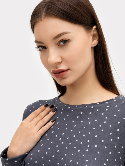 Брюки, джемпер Mark Formelle 592468-1/24-26652ПП-10 горошек_на_графите - фото 6