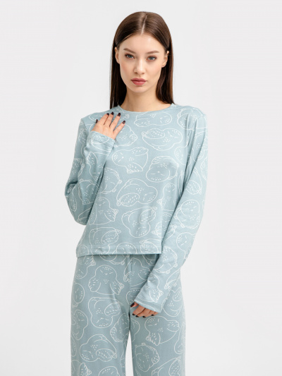 Брюки, джемпер Mark Formelle 592468-1/24-26652ПП-10 контурные_совы - фото 3