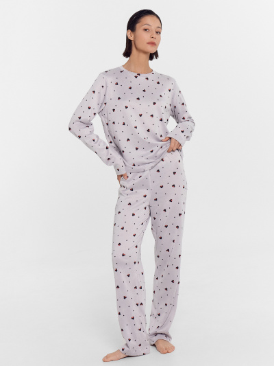 Брюки, джемпер Mark Formelle 592468-1/24-30216ПП-10 горошки_с_ушками_на_св.сером - фото 8