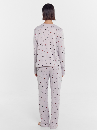 Брюки, джемпер Mark Formelle 592468-1/24-30216ПП-10 горошки_с_ушками_на_св.сером - фото 9