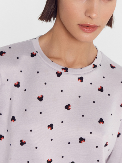 Брюки, джемпер Mark Formelle 592468-1/24-30216ПП-10 горошки_с_ушками_на_св.сером - фото 3