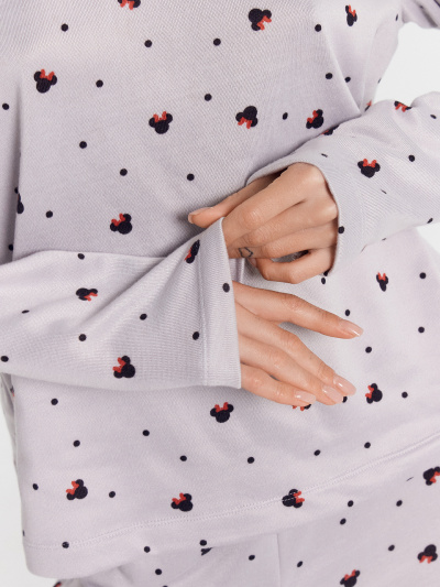 Брюки, джемпер Mark Formelle 592468-1/24-30216ПП-10 горошки_с_ушками_на_св.сером - фото 4