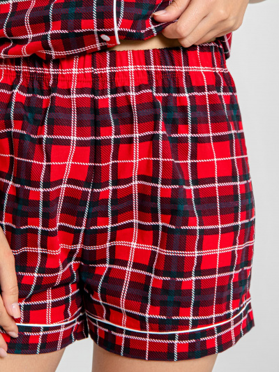 Жакет, шорты Mark Formelle 592478-1/24-ОБР24788ПП-0 клетка_на_красном_014А_Стирка - фото 4