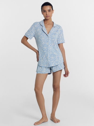 Жакет, шорты Mark Formelle 592478/24-26552ПП-0 голубой_узор - фото 1