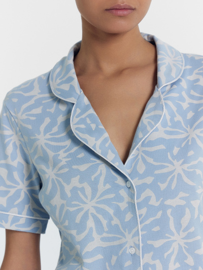 Жакет, шорты Mark Formelle 592478/24-26552ПП-0 голубой_узор - фото 2