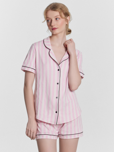 Жакет, шорты Mark Formelle 592478/24-31343ПП-5 розовая_полоска1 - фото 10