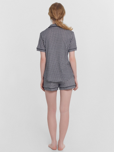 Жакет, шорты Mark Formelle 592478/24-31850ПП-5 черная_клетка_на_белом - фото 10