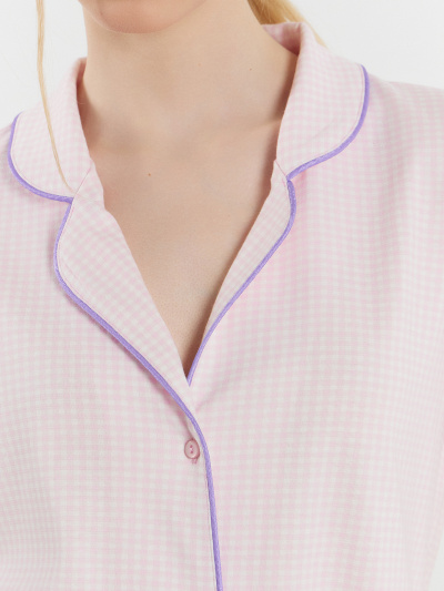 Жакет, шорты Mark Formelle 592478/25-34507ПП-5 клетка_виши_розовая - фото 9