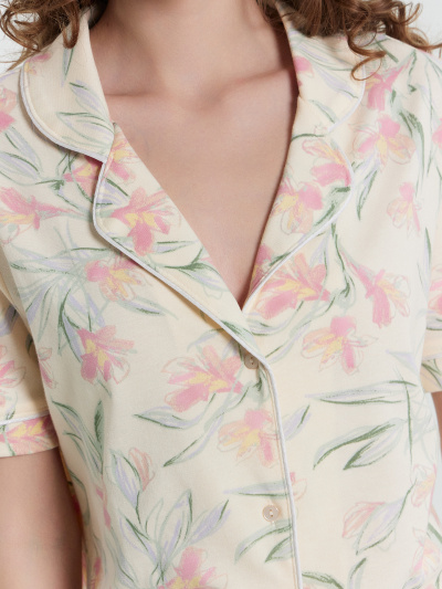 Жакет, шорты Mark Formelle 592478/25-34507ПП-5 лилии_на_сливочном - фото 3