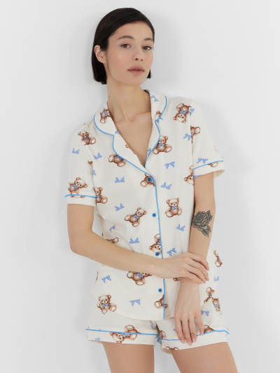 Жакет, шорты Mark Formelle 592478/25-34507ПП-5 мишки_на_молочном - фото 7