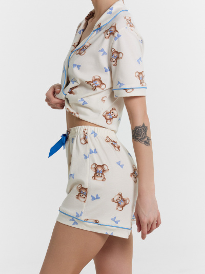 Жакет, шорты Mark Formelle 592478/25-34507ПП-5 мишки_на_молочном - фото 8