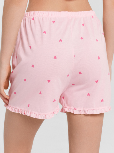Рубашка, шорты Mark Formelle 592483/24-27106ПП-6 розовые_сердечки - фото 3
