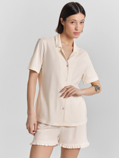 Рубашка, шорты Mark Formelle 592483/24-27106ПП-6 сердечки_на_молочном - фото 1