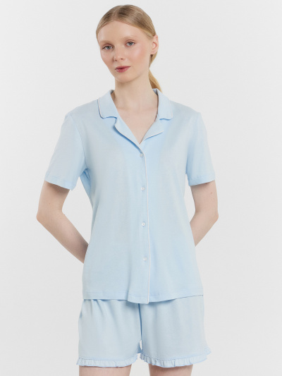 Рубашка, шорты Mark Formelle 592483/24-32924Ц-6 голубое_небо - фото 3