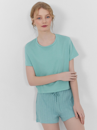 Джемпер, шорты Mark Formelle 592495/24-27135Ц-1 пыльная_бирюза - фото 9