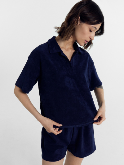 Футболка, шорты Mark Formelle 592502/24-27775Ц-3 т.синий - фото 1