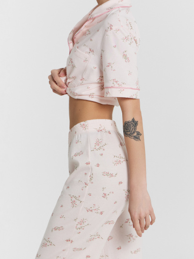 Джемпер, бриджи Mark Formelle 592505-2/24-32367ПП-5 веточки_на_св.розовом - фото 7