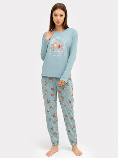 Брюки, джемпер Mark Formelle 592510/22/23678ПП-0 сланец_милые_олени_3_сл_на_пол - фото 1