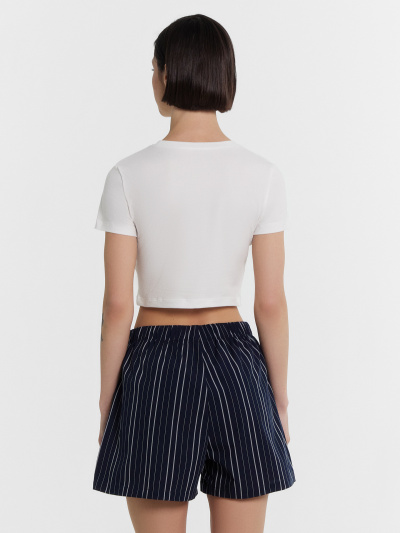 Футболка, шорты Mark Formelle 592548/24-34426ПП-14 белый_белая_полоска_на_море - фото 10