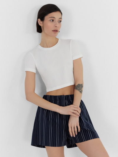 Футболка, шорты Mark Formelle 592548/24-34426ПП-14 белый_белая_полоска_на_море - фото 6