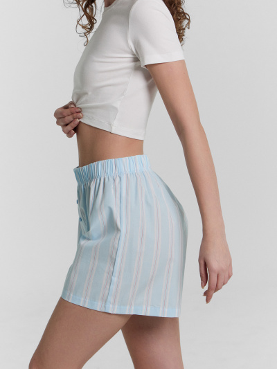 Футболка, шорты Mark Formelle 592548/24-34426ПП-14 белый_полоска_на_кристалле - фото 7