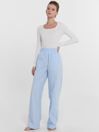 Брюки, джемпер Mark Formelle 592549/24-28618П-14 белый_голубая_полоска - фото 1